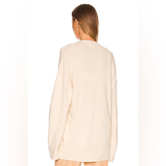 Camila Coelho Trista Oversized Cardigan in Ivory - Picture 3 of 5
